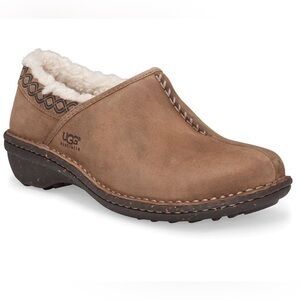 UGG Women's Tan Sheepskin Mules